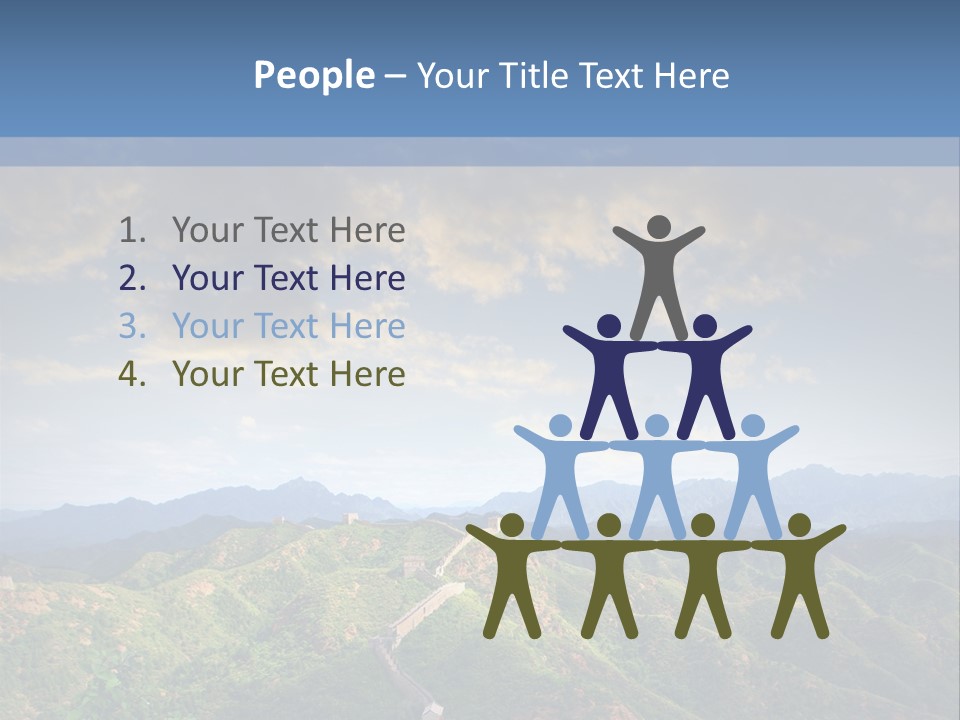 World Sunrise Stone PowerPoint Template