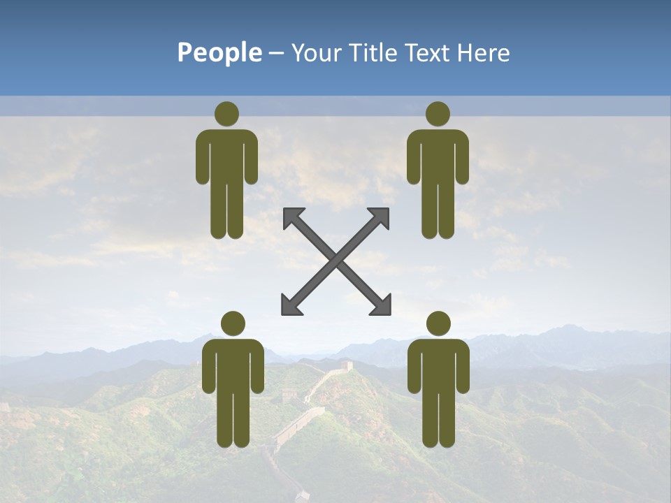 World Sunrise Stone PowerPoint Template