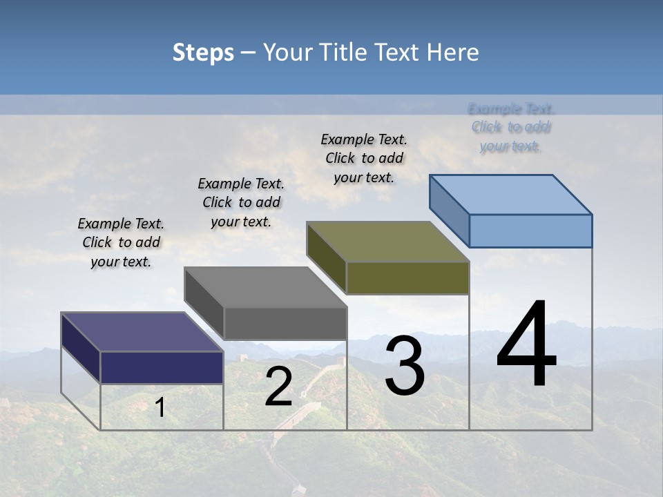 World Sunrise Stone PowerPoint Template