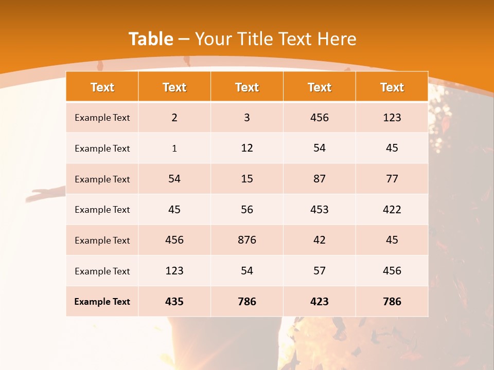 Joy Colorful Foliage PowerPoint Template