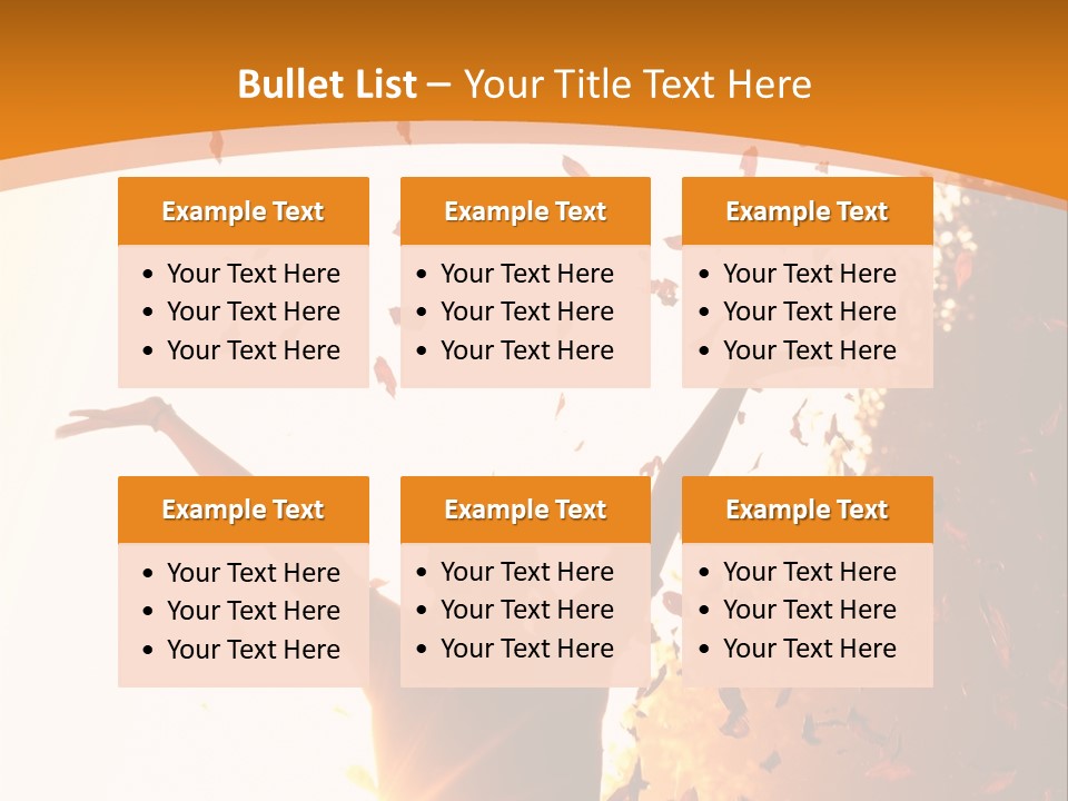 Joy Colorful Foliage PowerPoint Template