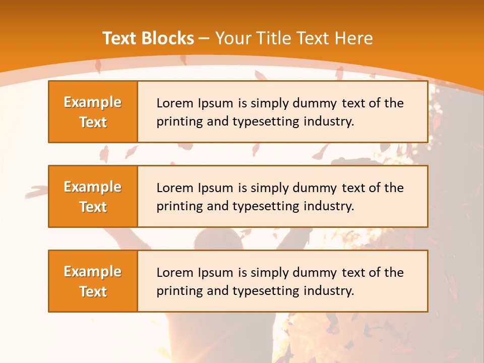 Joy Colorful Foliage PowerPoint Template