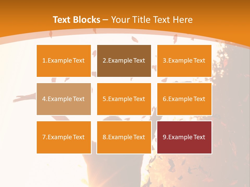 Joy Colorful Foliage PowerPoint Template