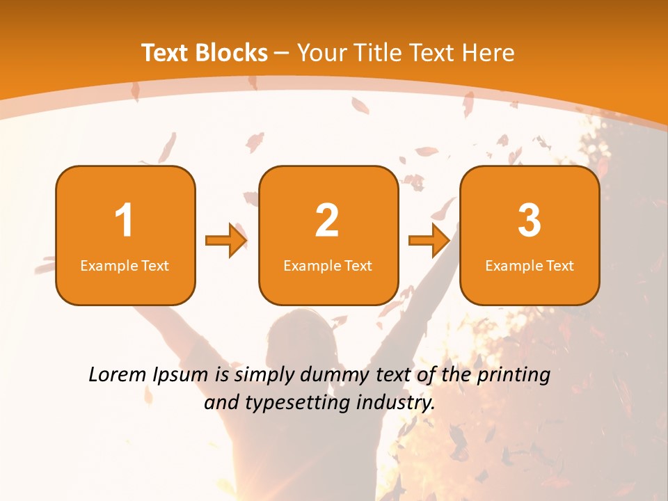 Joy Colorful Foliage PowerPoint Template