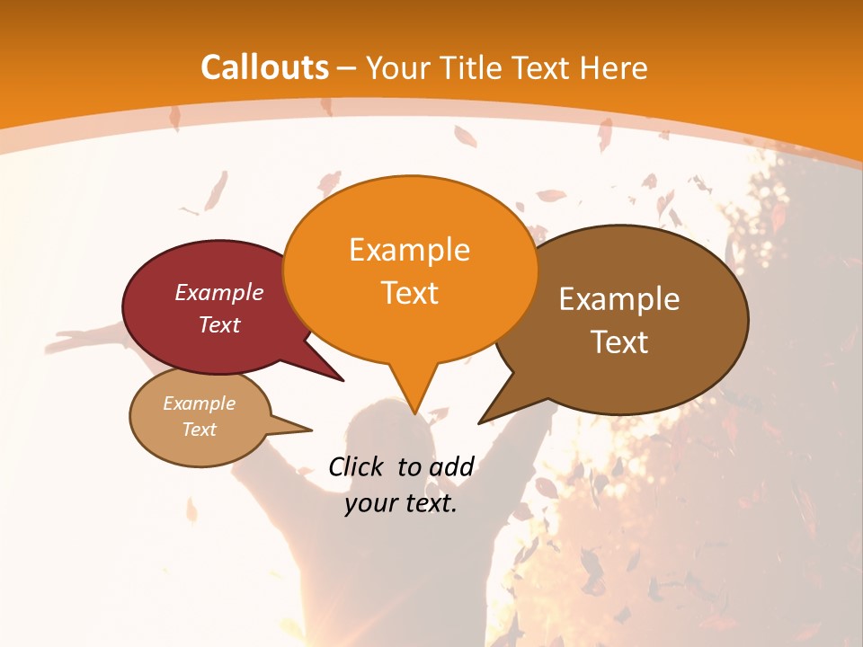 Joy Colorful Foliage PowerPoint Template