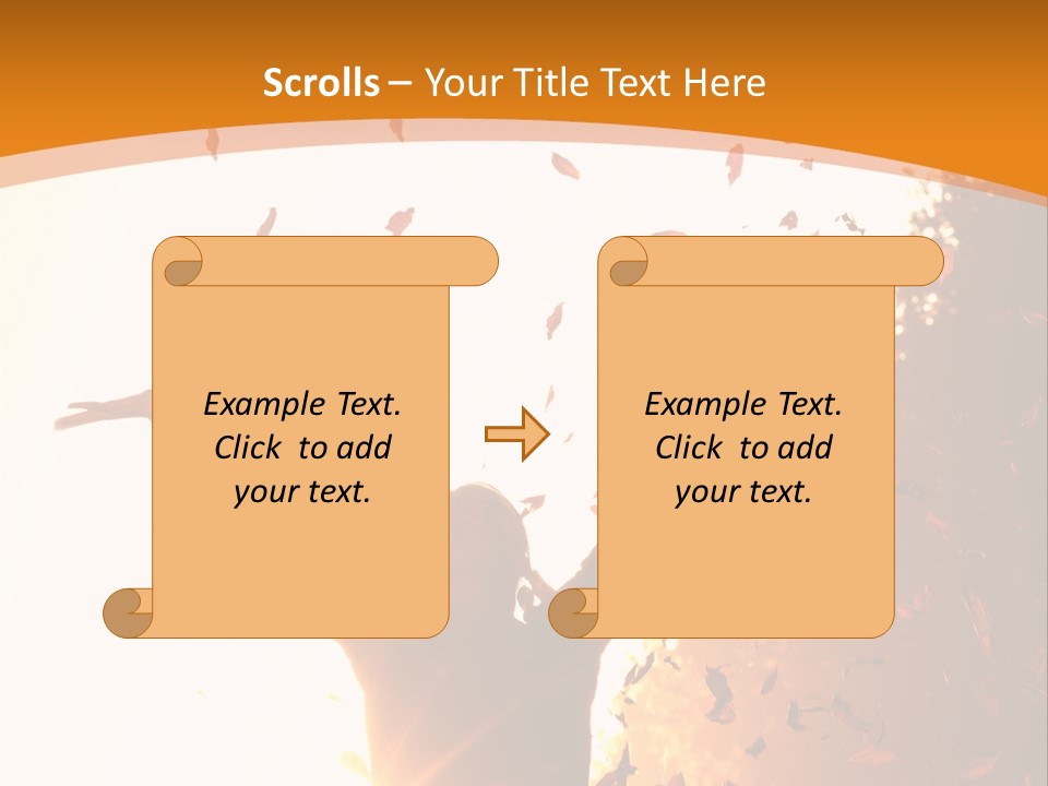Joy Colorful Foliage PowerPoint Template