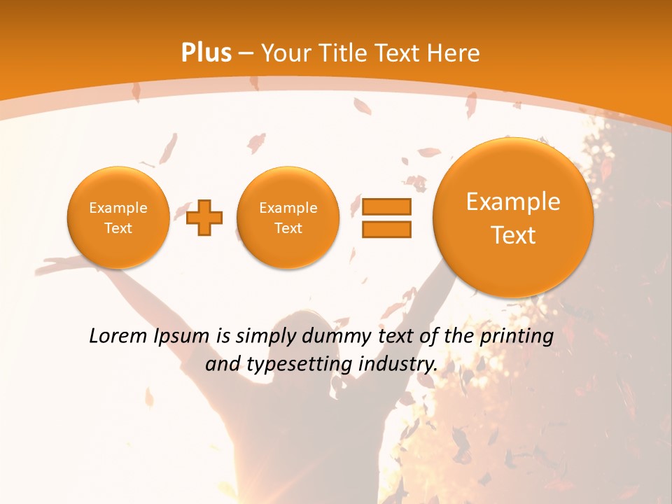 Joy Colorful Foliage PowerPoint Template