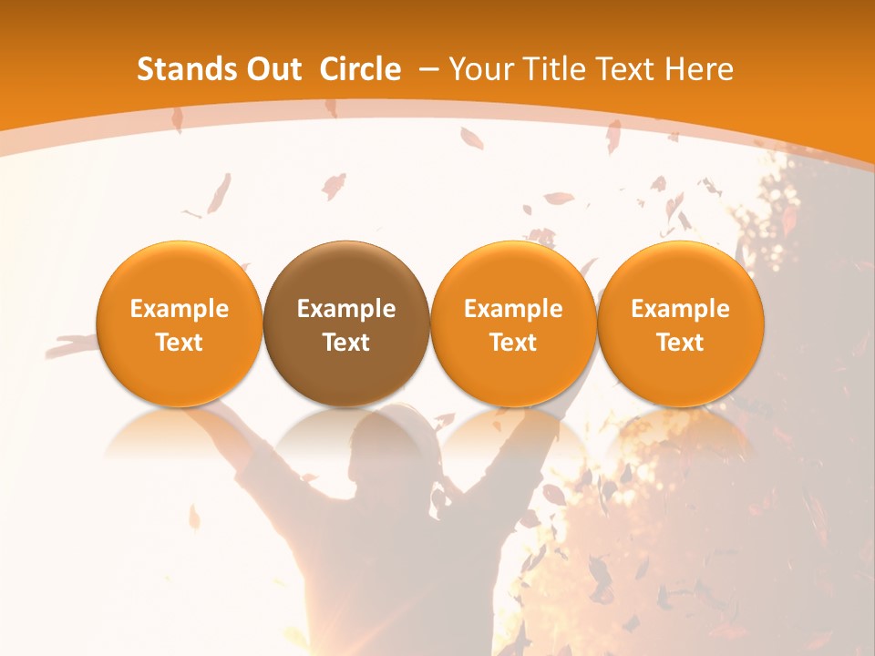 Joy Colorful Foliage PowerPoint Template