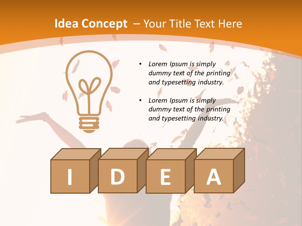 Joy Colorful Foliage PowerPoint Template