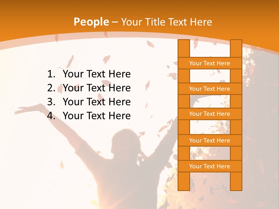 Joy Colorful Foliage PowerPoint Template