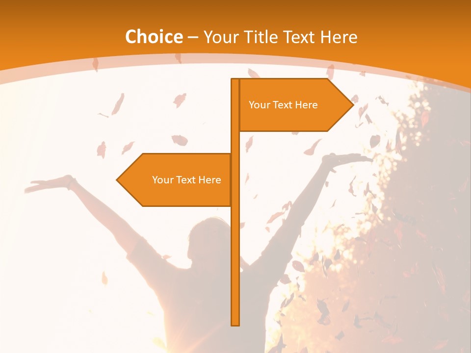 Joy Colorful Foliage PowerPoint Template