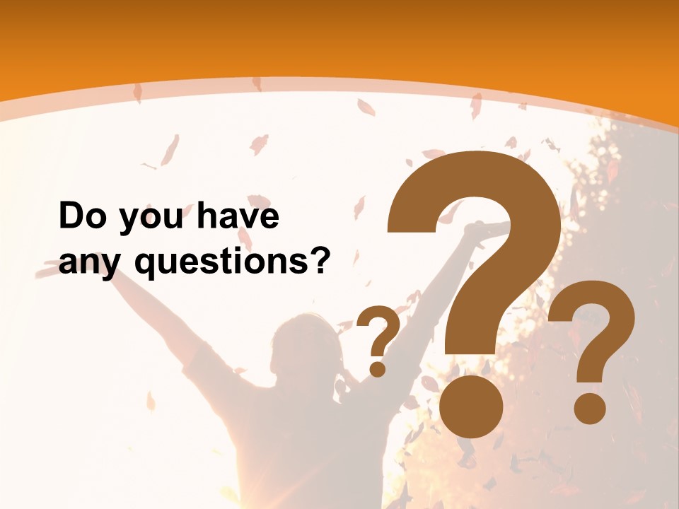 Joy Colorful Foliage PowerPoint Template