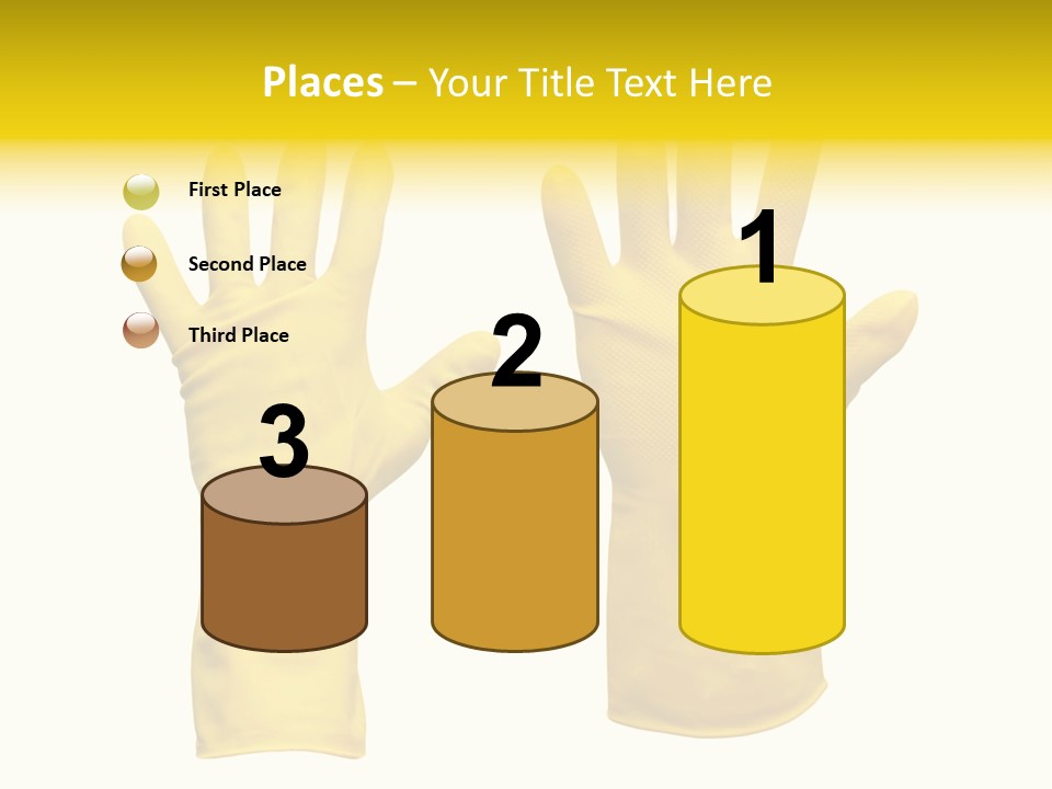 Hand Dish Background PowerPoint Template