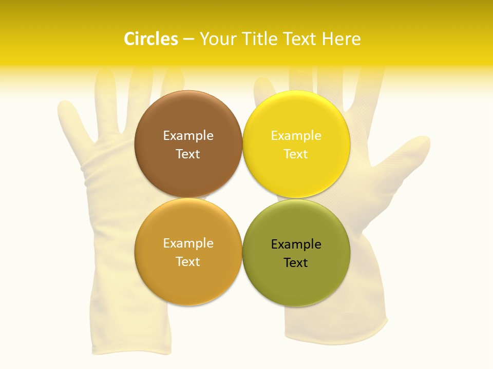 Hand Dish Background PowerPoint Template