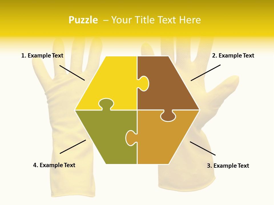 Hand Dish Background PowerPoint Template