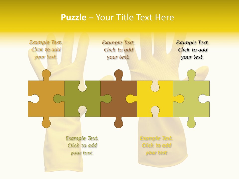 Hand Dish Background PowerPoint Template