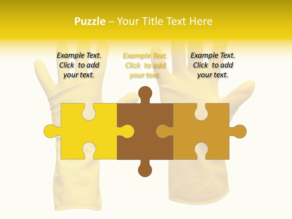 Hand Dish Background PowerPoint Template