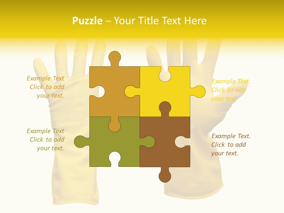 Hand Dish Background PowerPoint Template