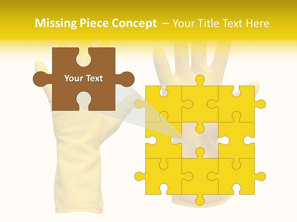 Hand Dish Background PowerPoint Template