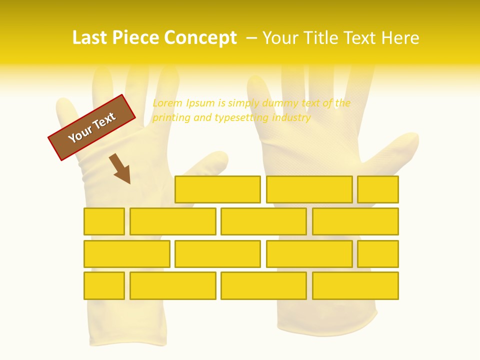 Hand Dish Background PowerPoint Template