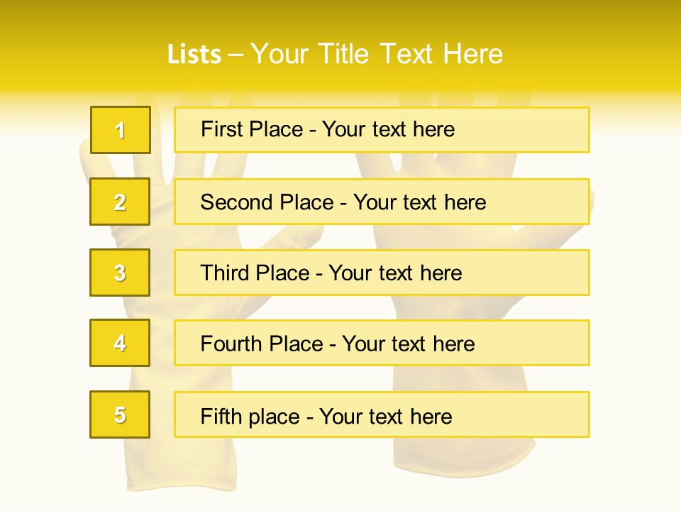 Hand Dish Background PowerPoint Template