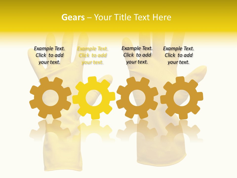 Hand Dish Background PowerPoint Template