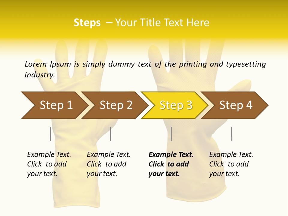Hand Dish Background PowerPoint Template