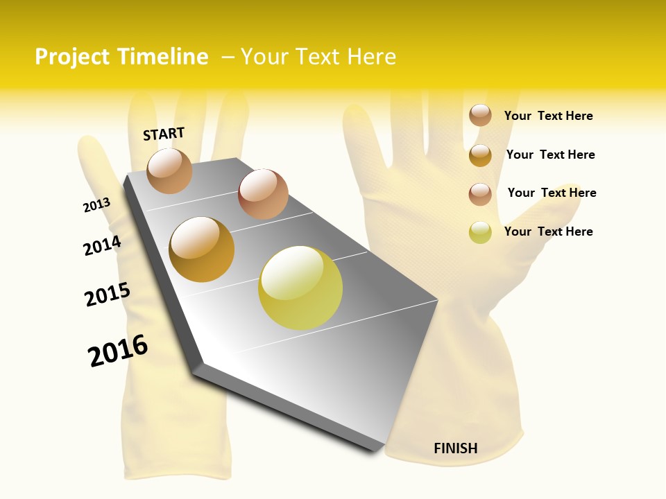Hand Dish Background PowerPoint Template