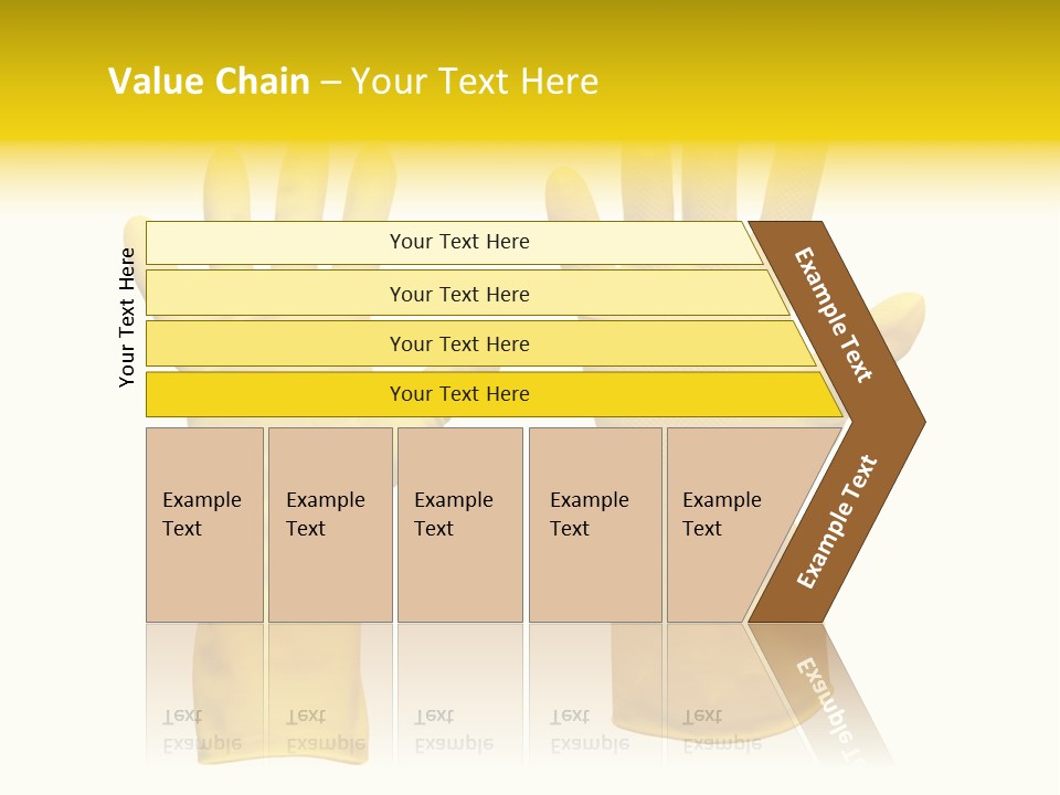 Hand Dish Background PowerPoint Template