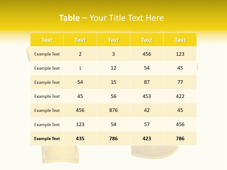 Hand Dish Background PowerPoint Template