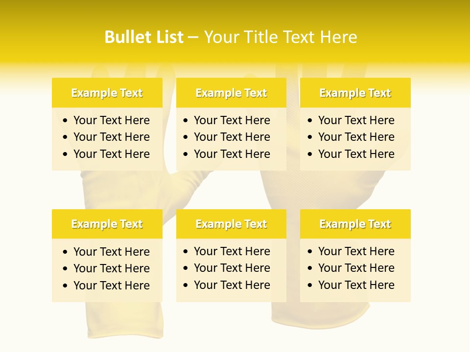 Hand Dish Background PowerPoint Template