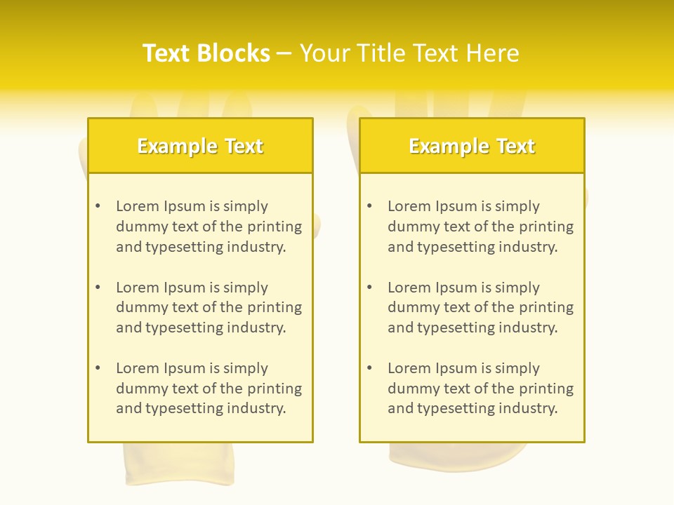Hand Dish Background PowerPoint Template