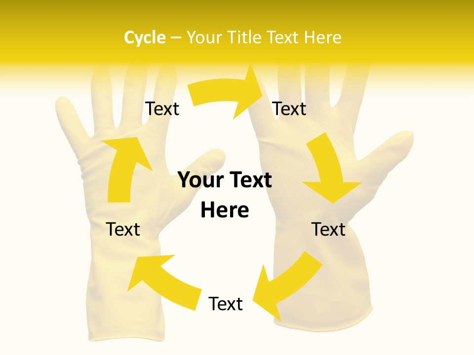 Hand Dish Background PowerPoint Template