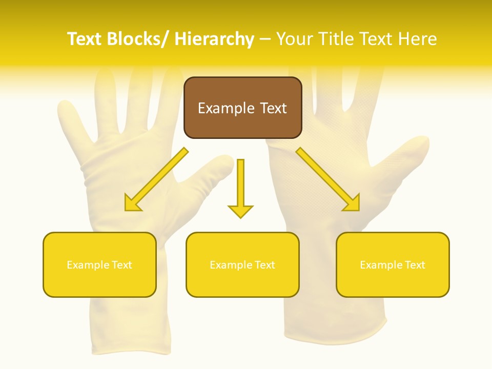 Hand Dish Background PowerPoint Template