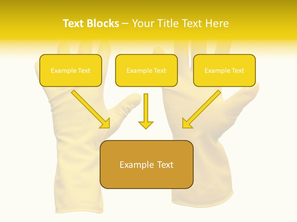 Hand Dish Background PowerPoint Template