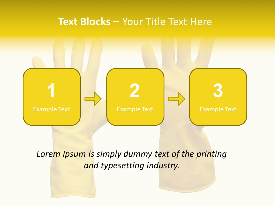Hand Dish Background PowerPoint Template