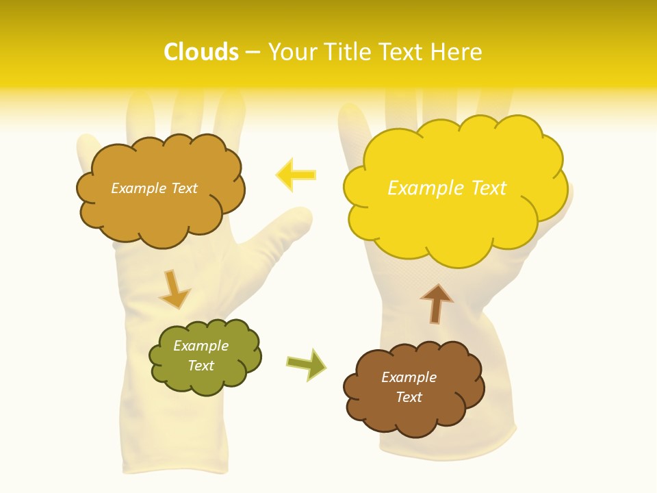Hand Dish Background PowerPoint Template
