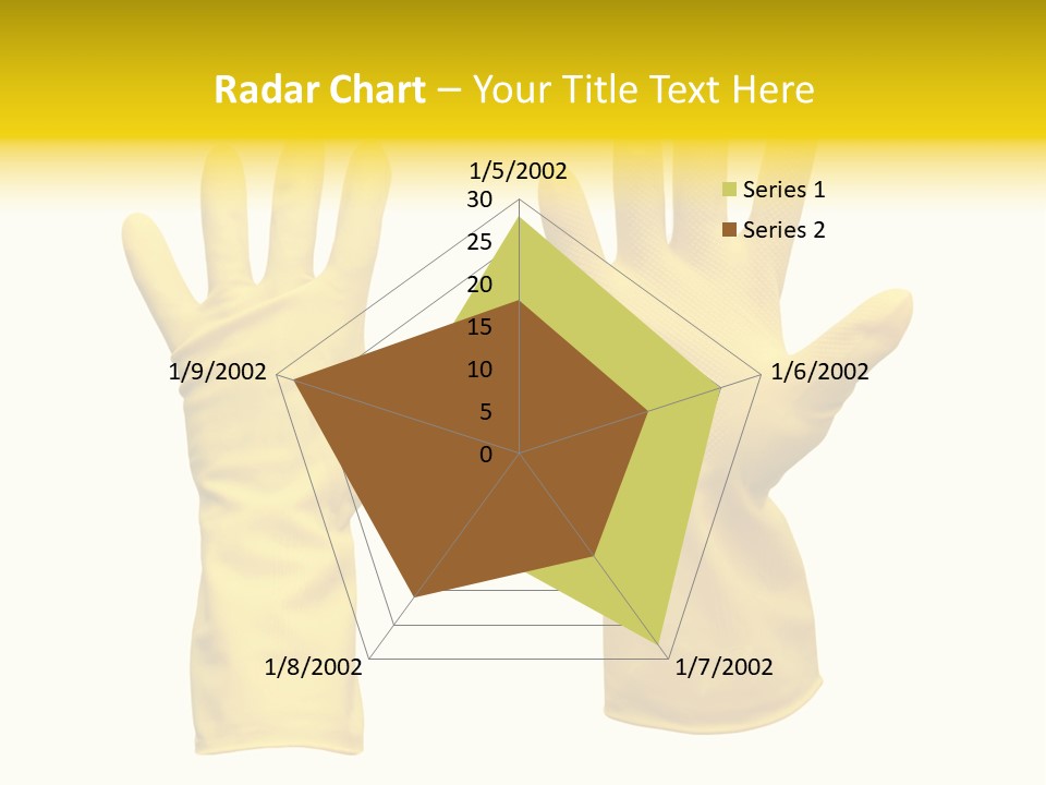 Hand Dish Background PowerPoint Template