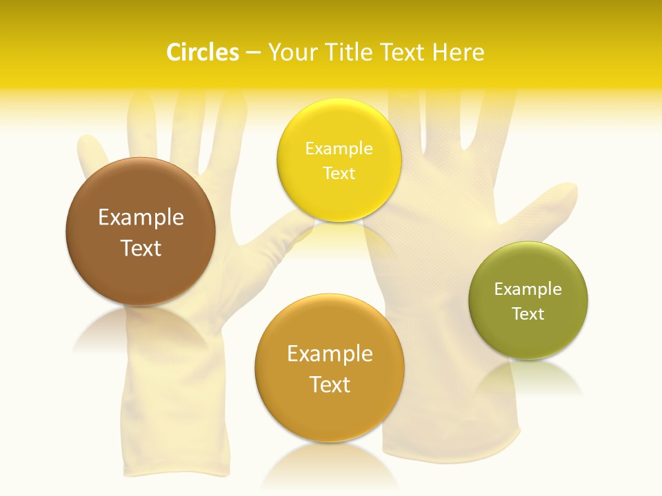 Hand Dish Background PowerPoint Template