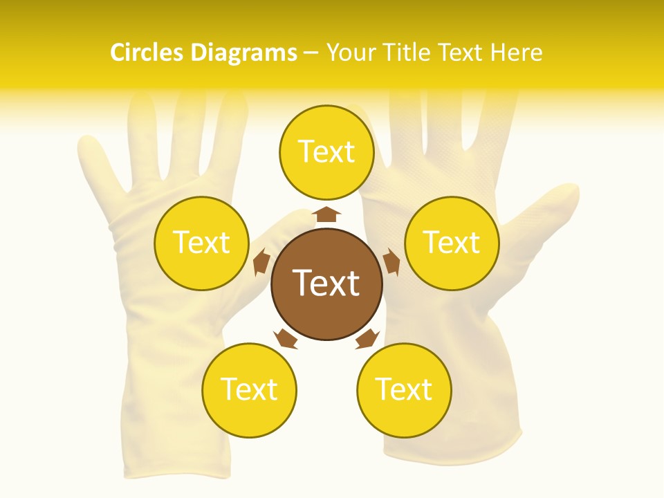 Hand Dish Background PowerPoint Template