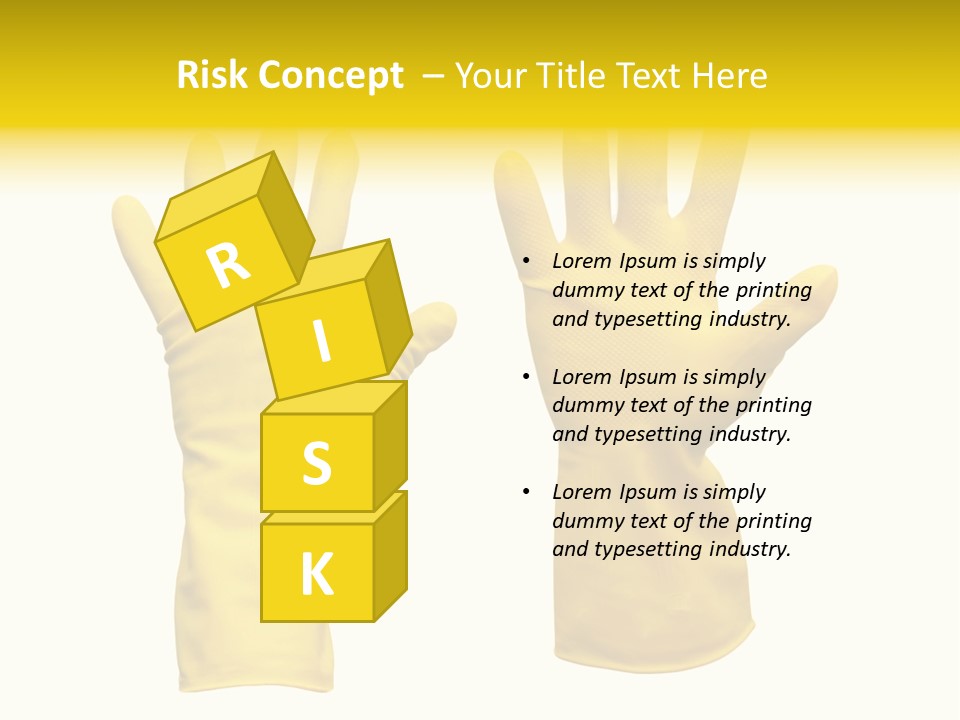 Hand Dish Background PowerPoint Template