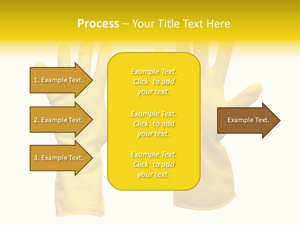 Hand Dish Background PowerPoint Template