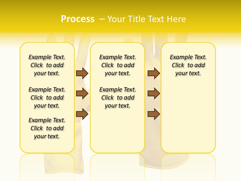 Hand Dish Background PowerPoint Template