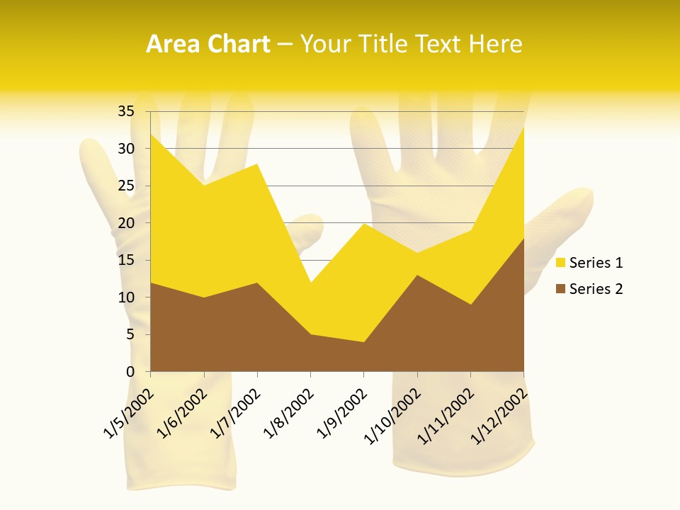 Hand Dish Background PowerPoint Template