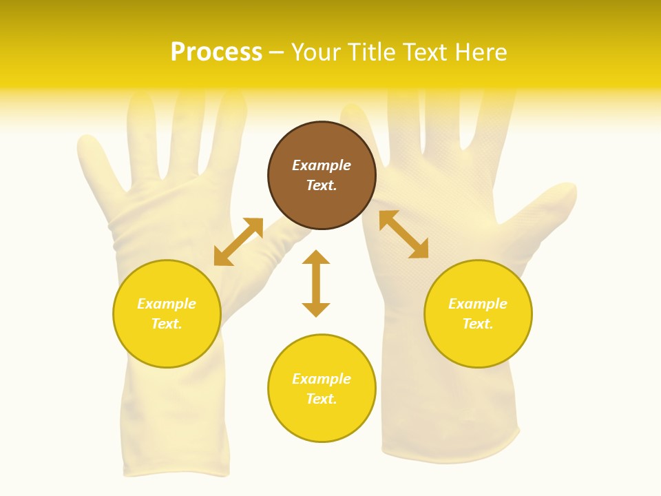 Hand Dish Background PowerPoint Template