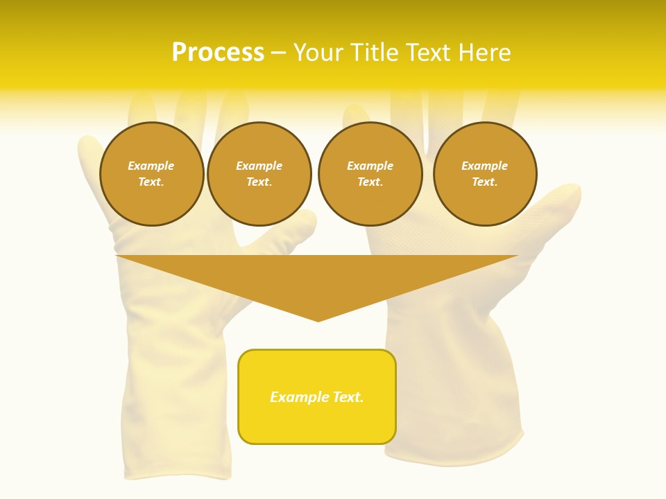 Hand Dish Background PowerPoint Template