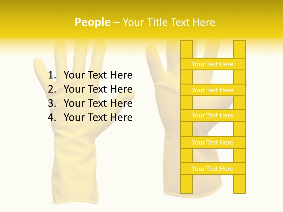 Hand Dish Background PowerPoint Template