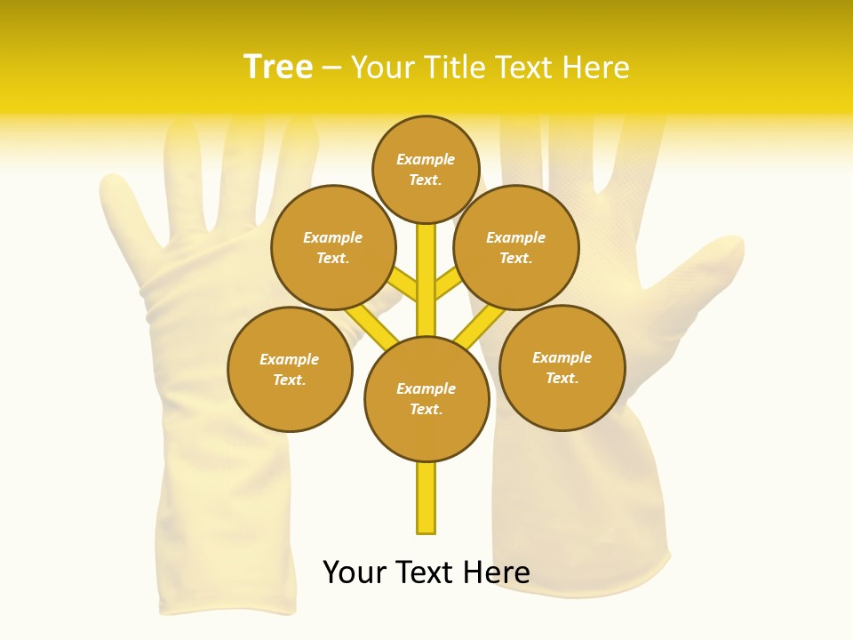 Hand Dish Background PowerPoint Template