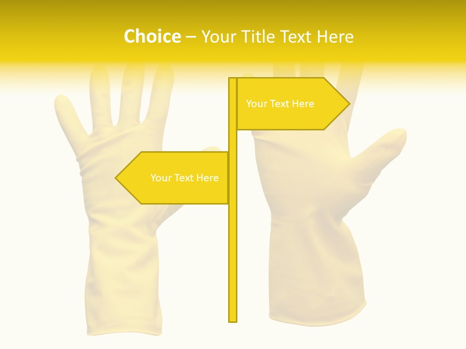 Hand Dish Background PowerPoint Template