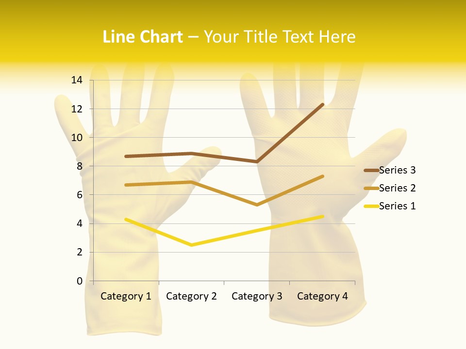 Hand Dish Background PowerPoint Template